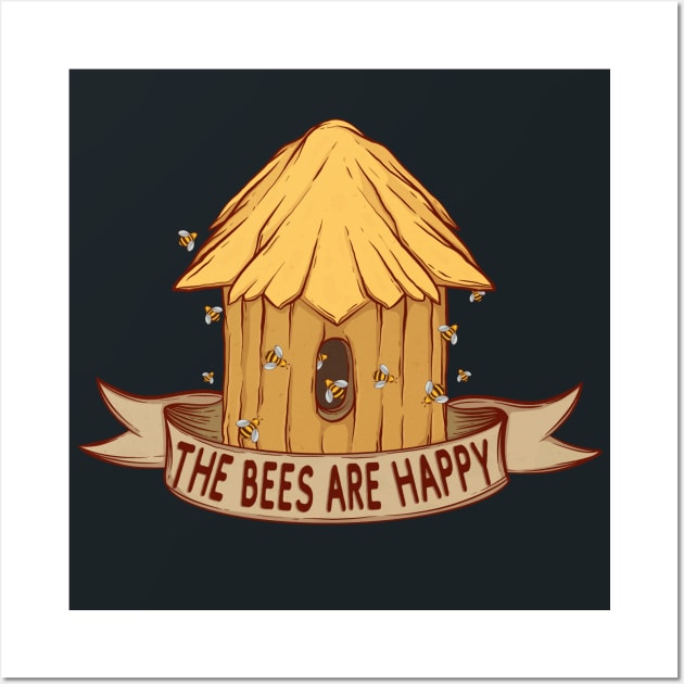 Valheim The Bees Are Happy Wall Art by Artistic Imp